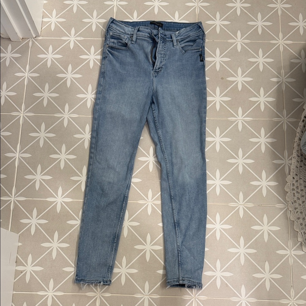 Silver Jeans Women's Light Blue Skinny Jeans